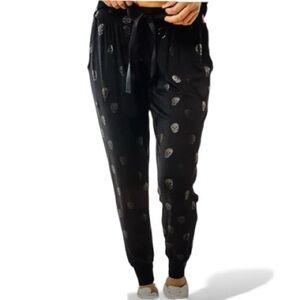 Terez Skull Print Joggers Sz S